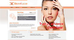 Desktop Screenshot of dermclear.com.sg